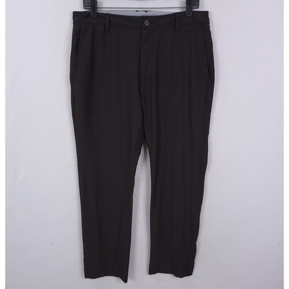 Footjoy Golf Chino Pants Mens Size 34x30 Gray Stretch Performance Straight - Picture 1 of 14